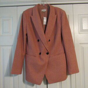 Ann Taylor Loft Double Breasted Wool Blazer